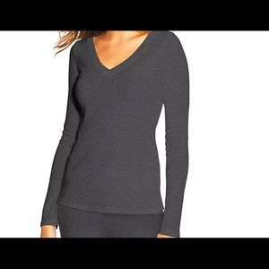 MAIDENFORM MFW7131 Double V-neck Lounge Top